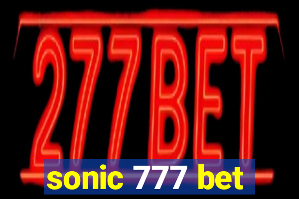 sonic 777 bet